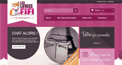 Desktop Screenshot of les-lubies-de-fifi.com